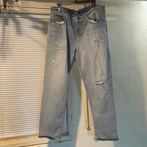 Express light blue jeans